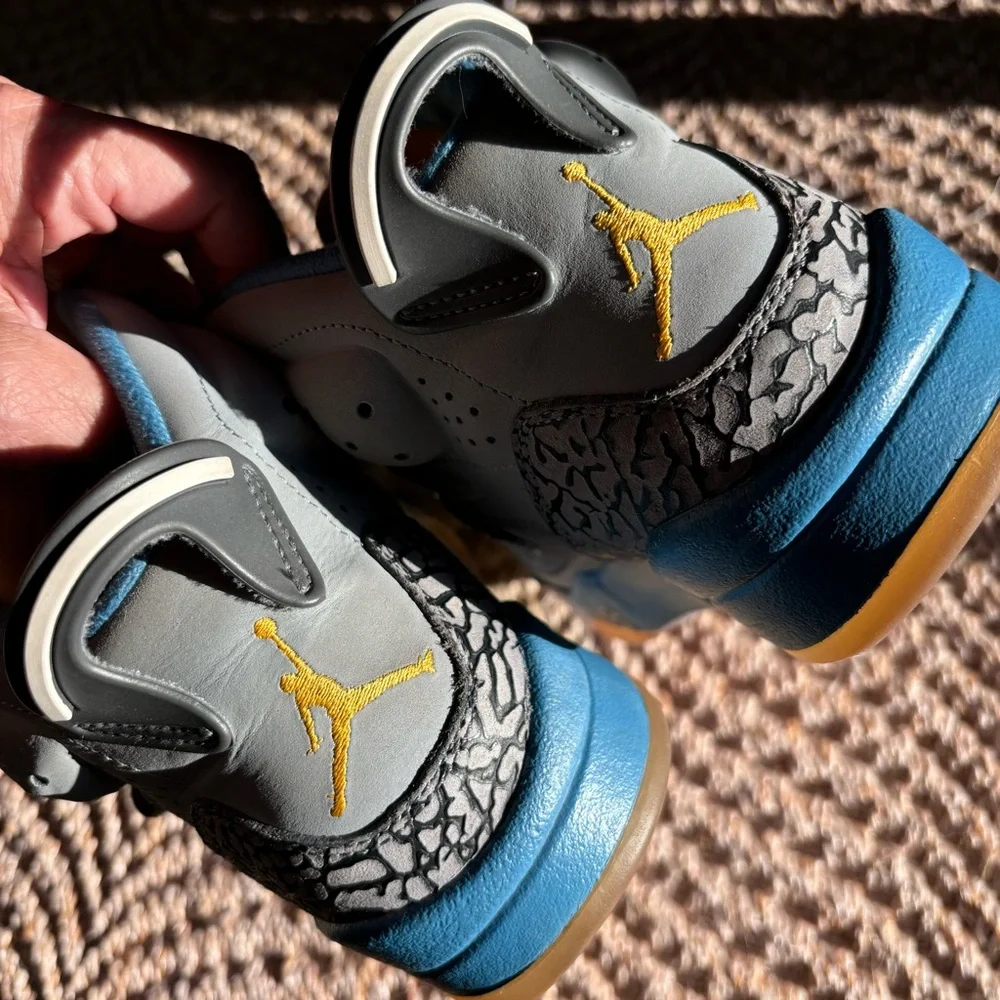Nike Air Jordan Son of Mars Shaded Blue University Gold Basketball Shoes 9.5